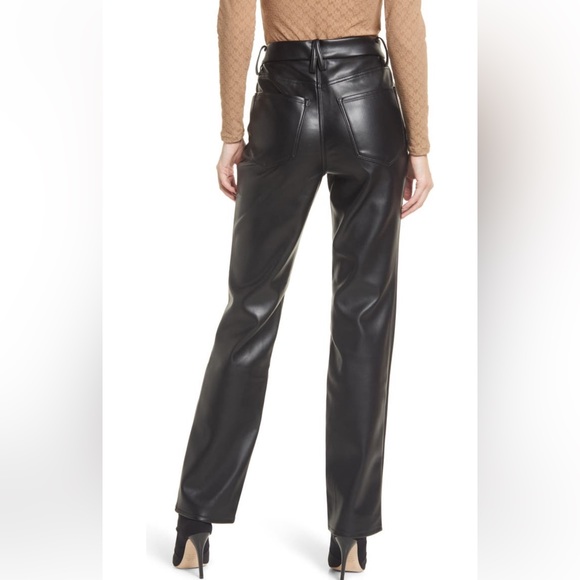 Good American Better Than Faux Leather Icon Jeans - Picture 4 of 17